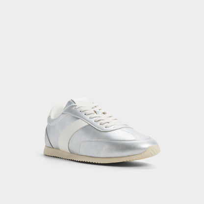 Nathaniell in Silver - Low top sneaker, Cup sole - Silver