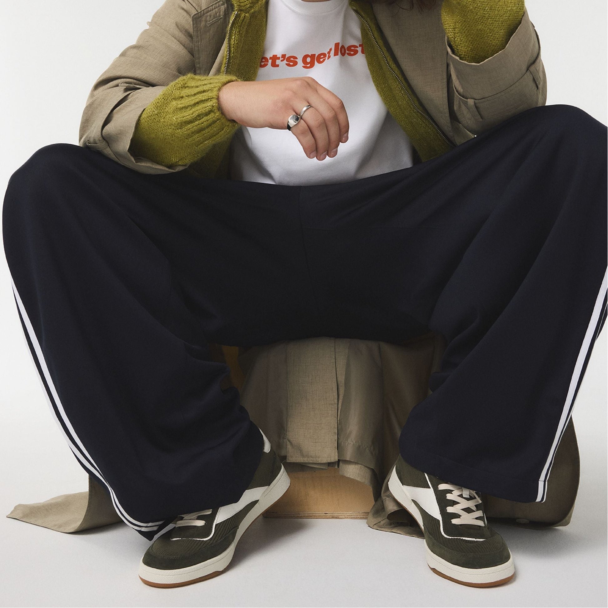 Ashwin in Olive - Low top sneaker, Cup sole - Olive