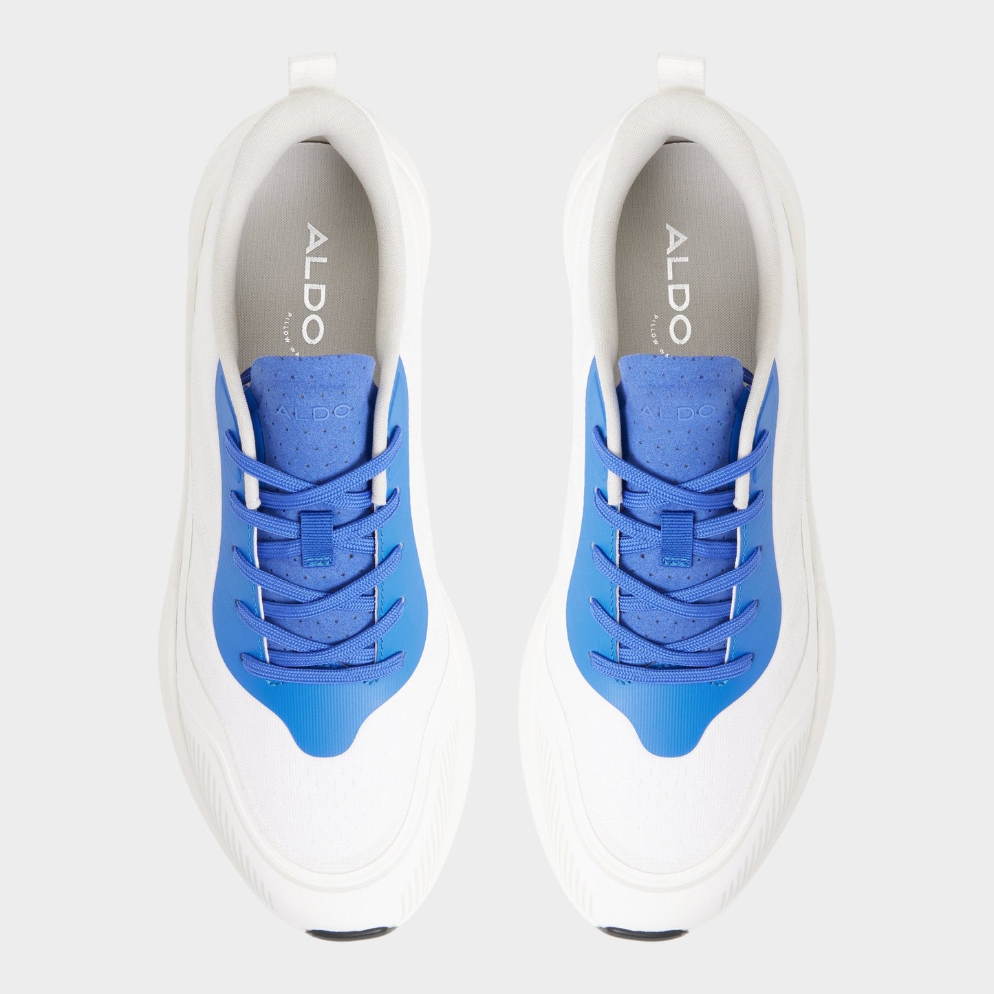 Pillowsnkr in M White Blue14112546 - Jogger sneaker, Jogger sole - White/blue