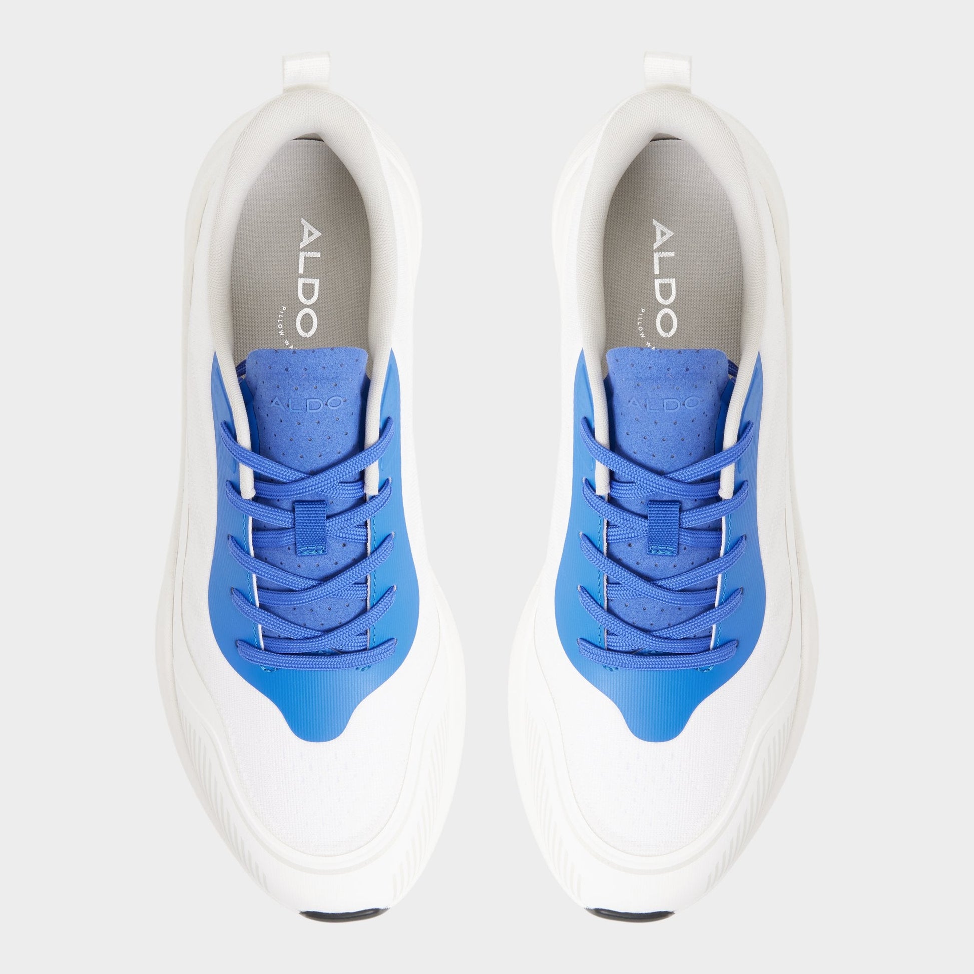 Pillowsnkr in M White Blue14112546 - Jogger sneaker, Jogger sole - White/blue