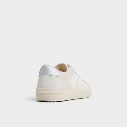 Braxton in White - Low top sneaker, Cup sole - White