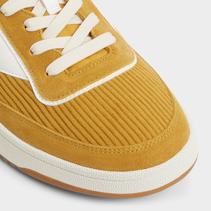 Ashwin in Other Yellow - Low top sneaker, Cup sole - Other yellow
