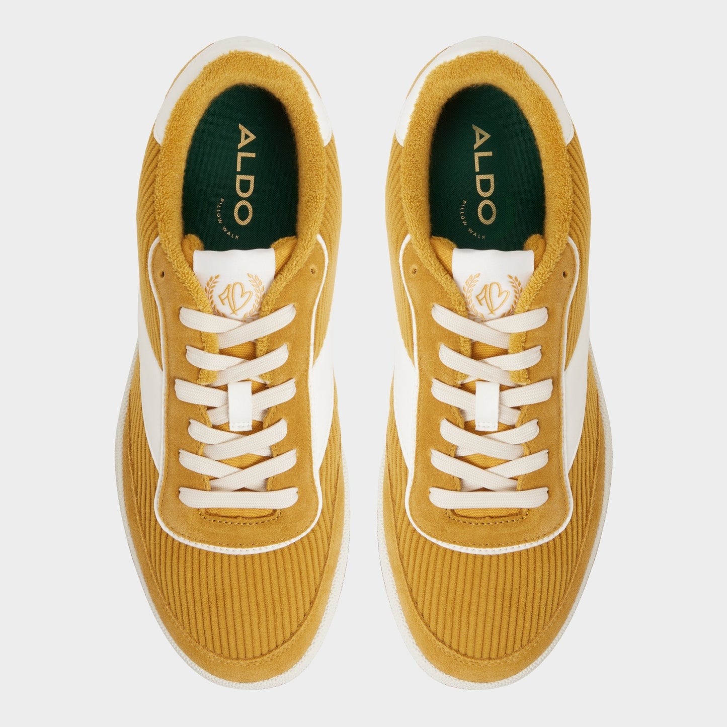 Ashwin in Other Yellow - Low top sneaker, Cup sole - Other yellow