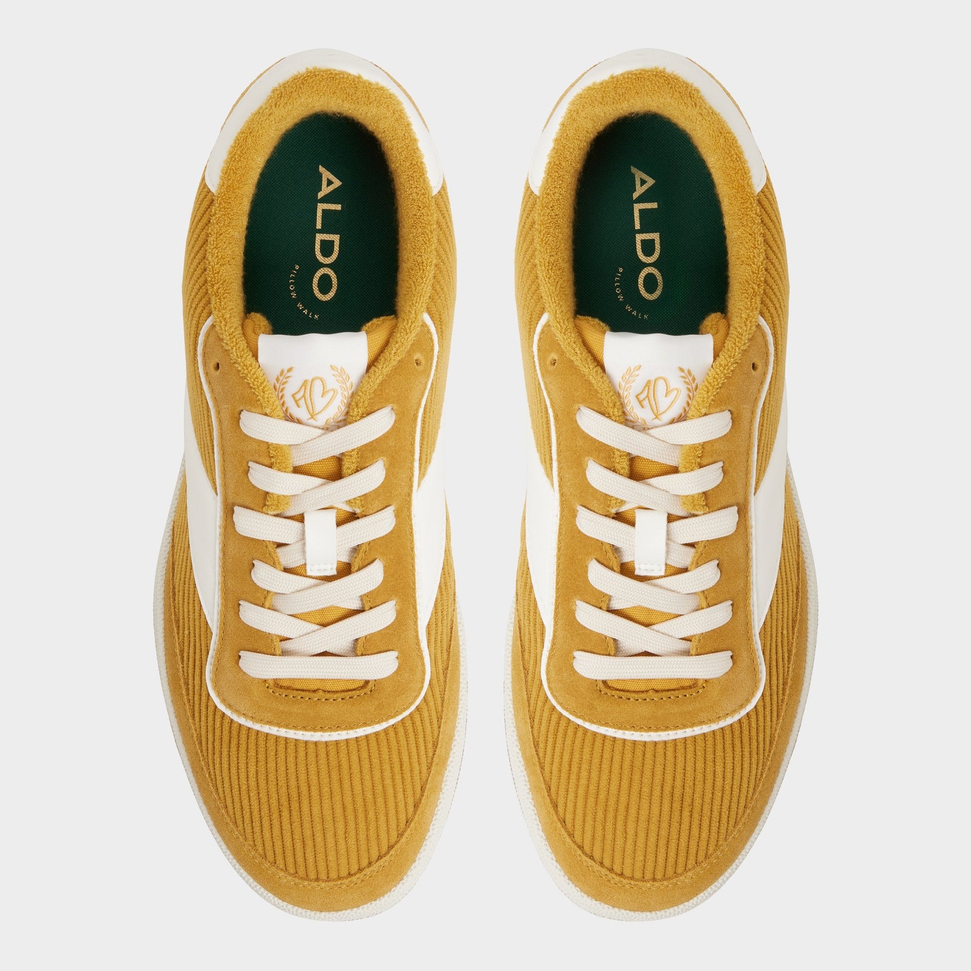 Ashwin in Other Yellow - Low top sneaker, Cup sole - Other yellow