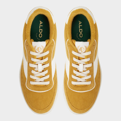 Ashwin in Other Yellow - Low top sneaker, Cup sole - Other yellow