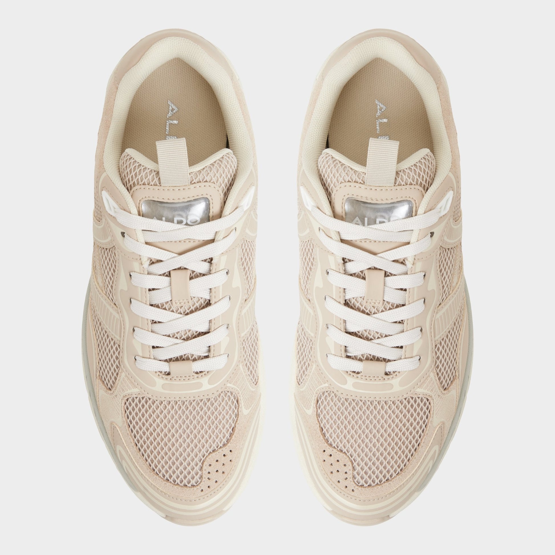 Blade in Taupe - Low top sneaker, Jogger sole - Taupe