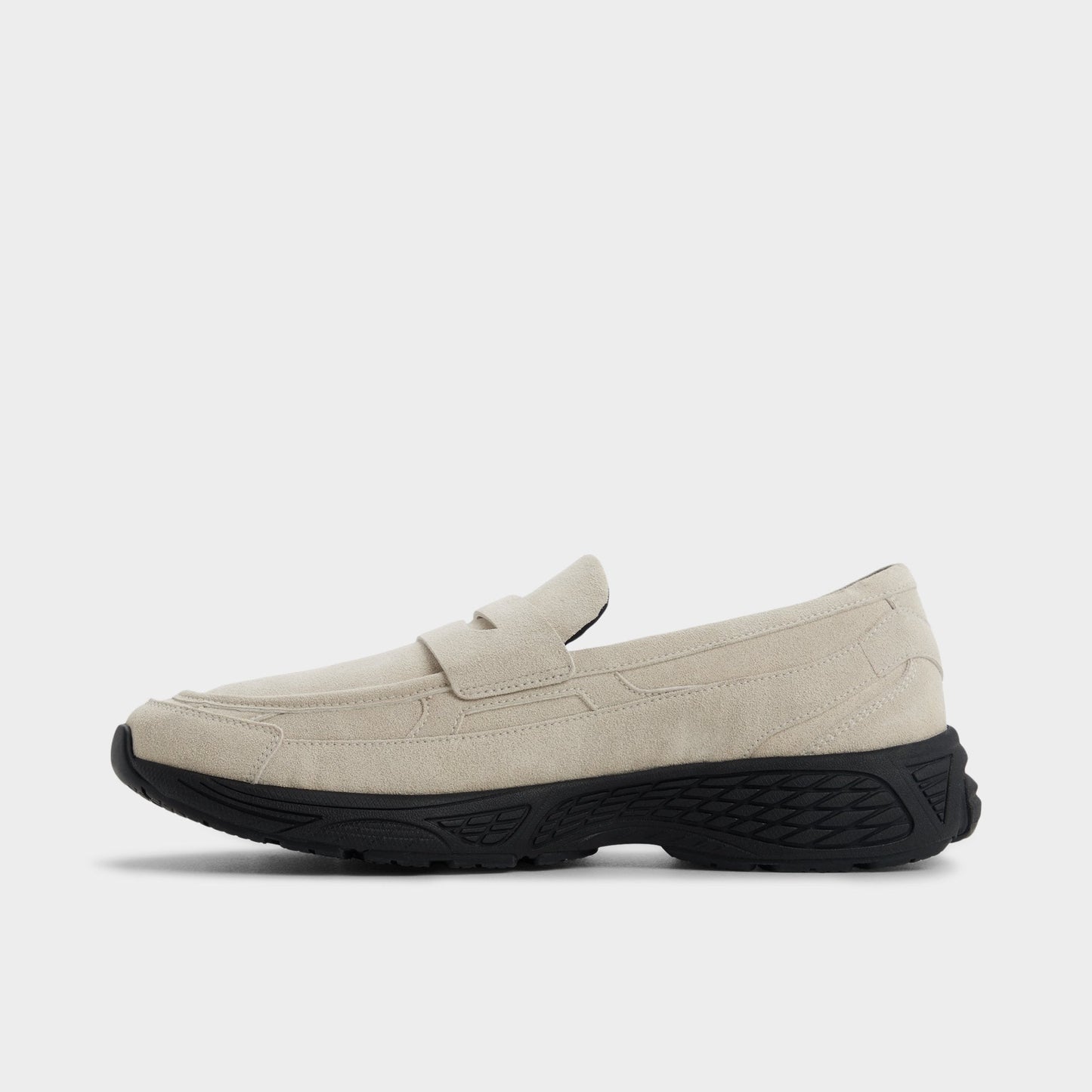 Loafersnkr in Ivory - Slip-on sneaker, Jogger sole - Ivory
