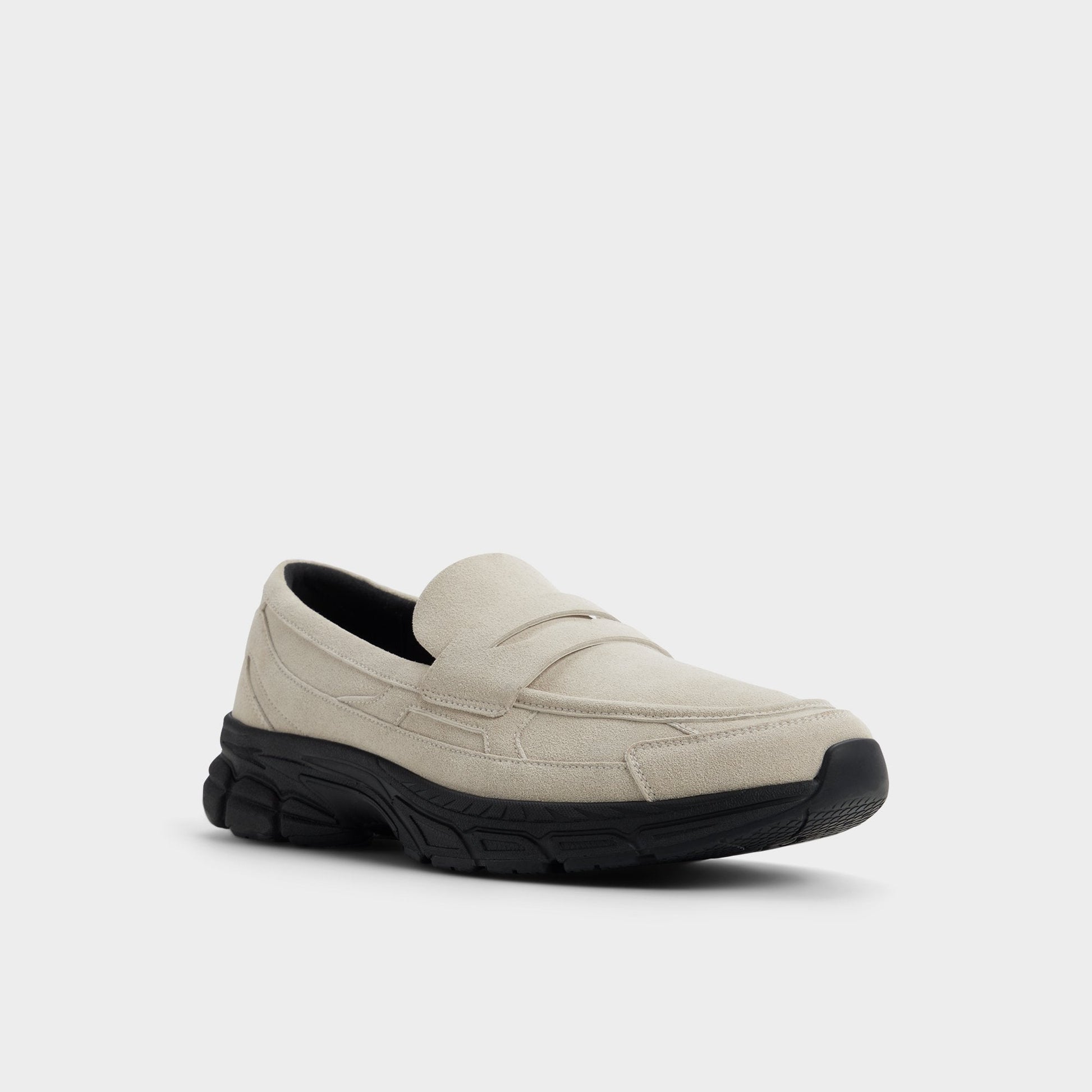 Loafersnkr in Ivory - Slip-on sneaker, Jogger sole - Ivory