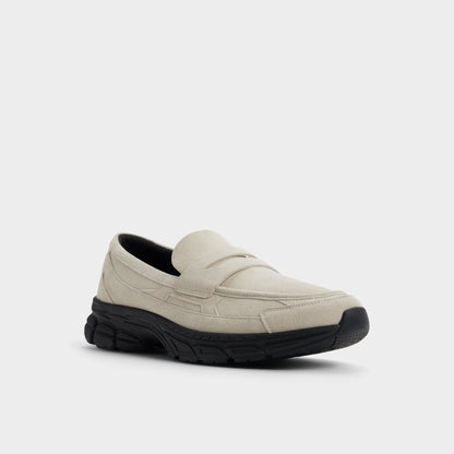 Loafersnkr in Ivory - Slip-on sneaker, Jogger sole - Ivory
