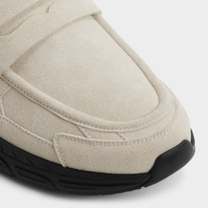 Loafersnkr in Ivory - Slip-on sneaker, Jogger sole - Ivory
