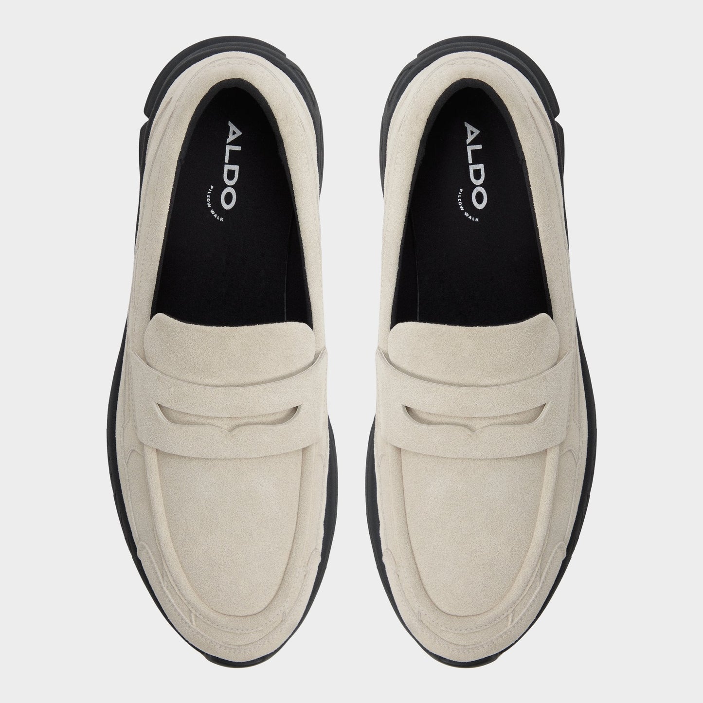 Loafersnkr in Ivory - Slip-on sneaker, Jogger sole - Ivory