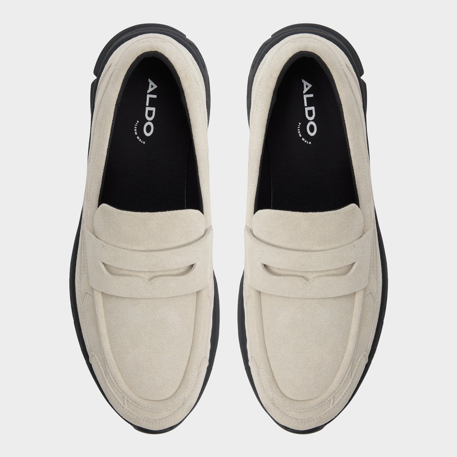 Loafersnkr in Ivory - Slip-on sneaker, Jogger sole - Ivory