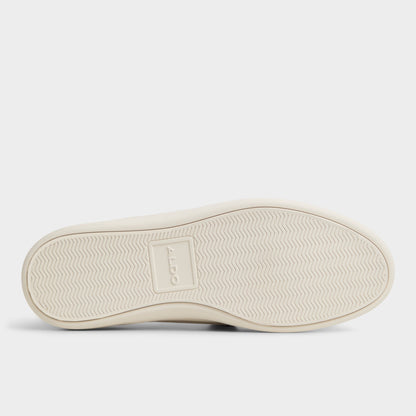 Tristin in White Bone - Low top sneaker, Cup sole - White/Bone
