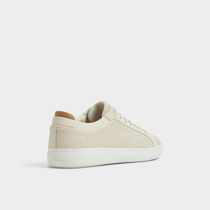 Finespec Bone Synthetic Knit Men's Low top - Low top sneaker - Bone
