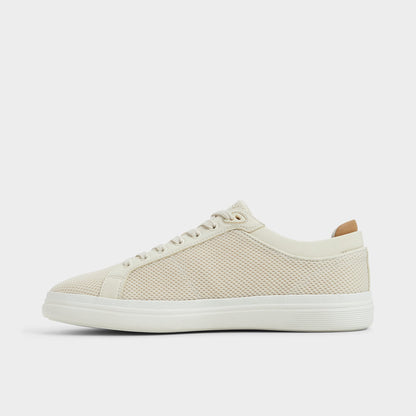 Finespec Bone Synthetic Knit Men's Low top - Low top sneaker - Bone