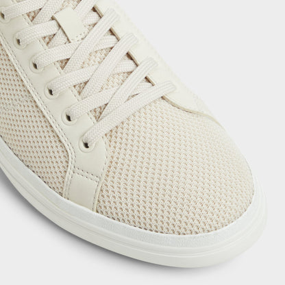 Finespec Bone Synthetic Knit Men's Low top - Low top sneaker - Bone