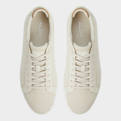 Finespec Bone Synthetic Knit Men's Low top - Low top sneaker - Bone