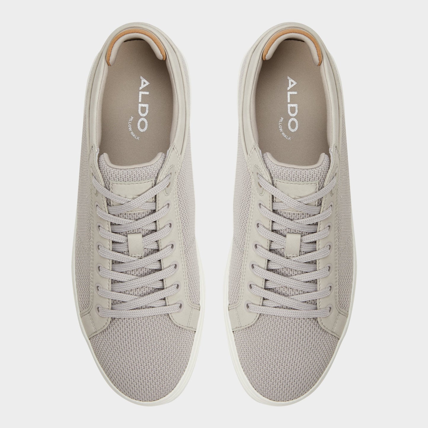 Finespec Light Grey Men's Low top - Low top sneaker - Light grey