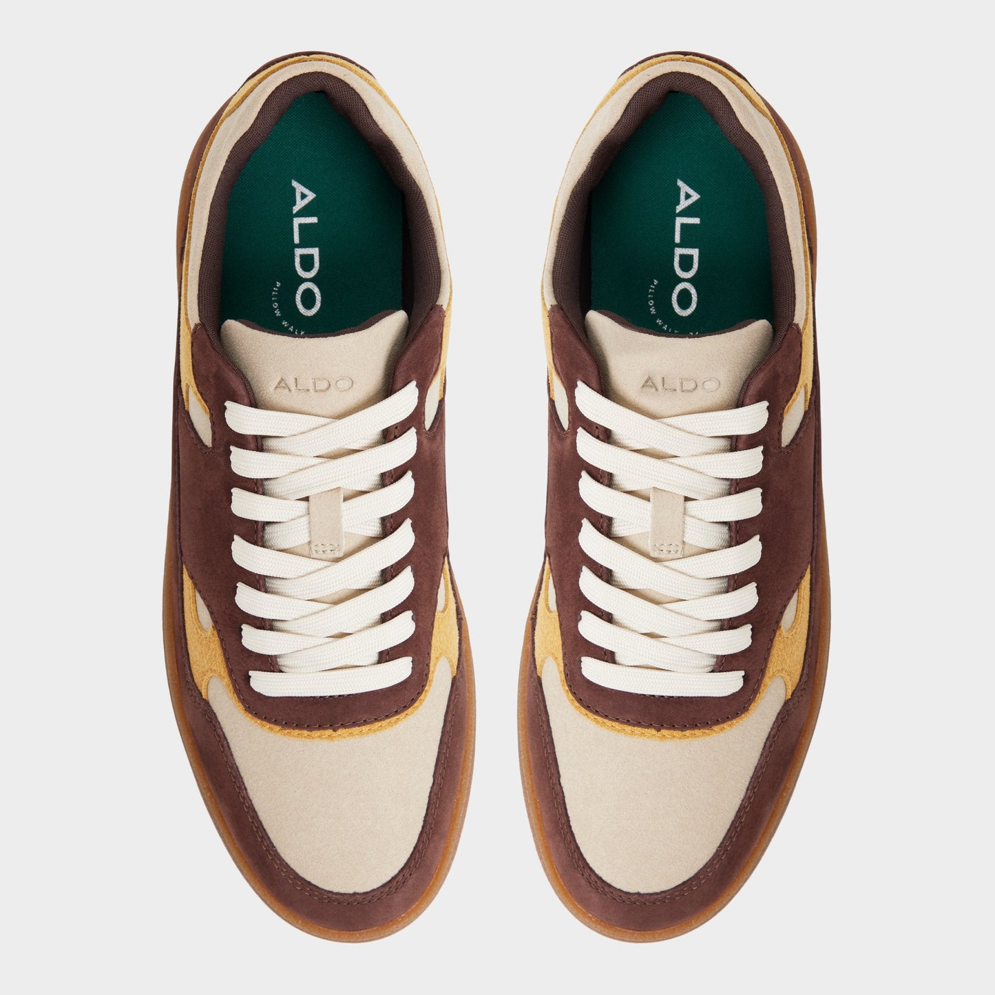 Curtis in Brown Multi - Low top sneaker, Cup sole - Brown multi