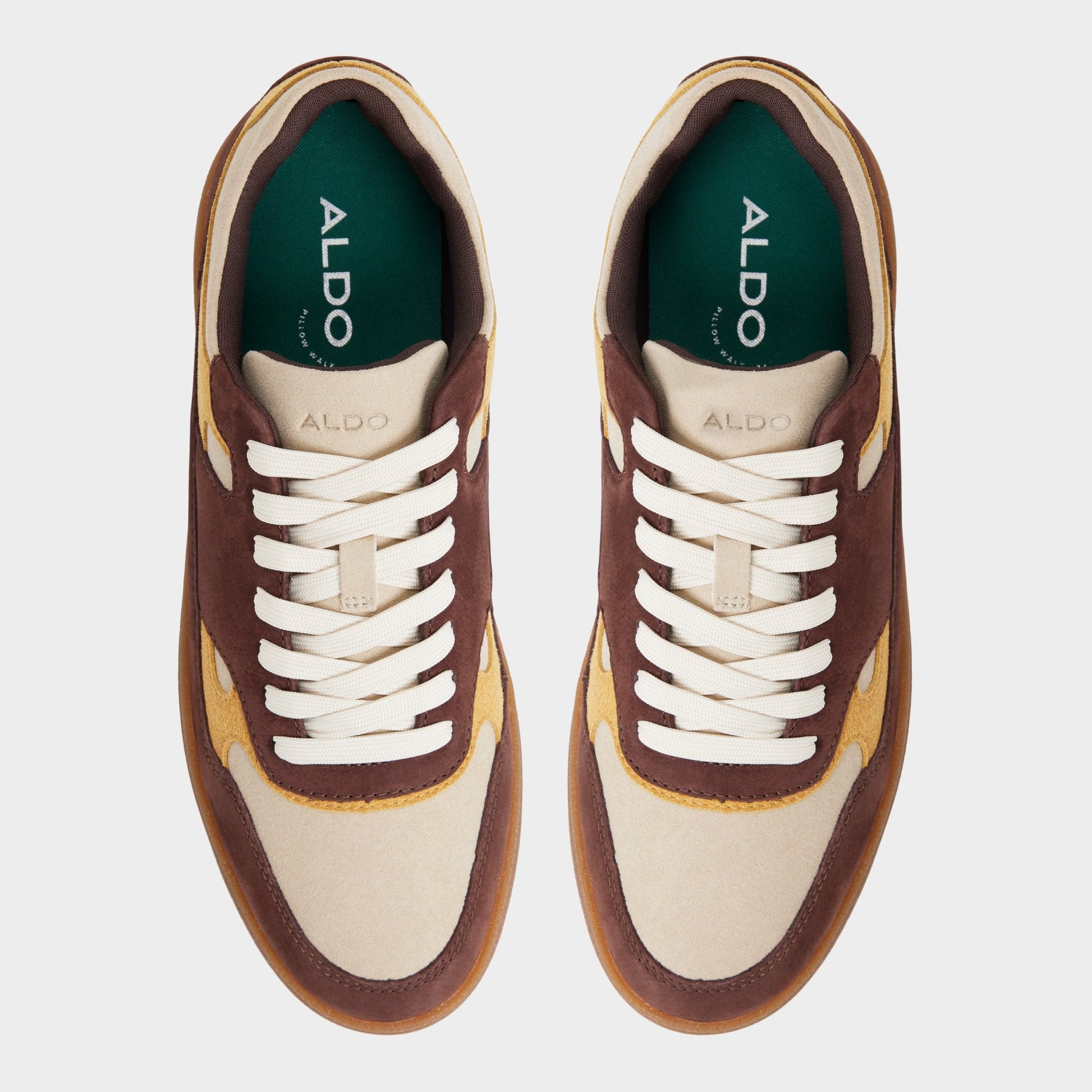 Curtis in Brown Multi - Low top sneaker, Cup sole - Brown multi