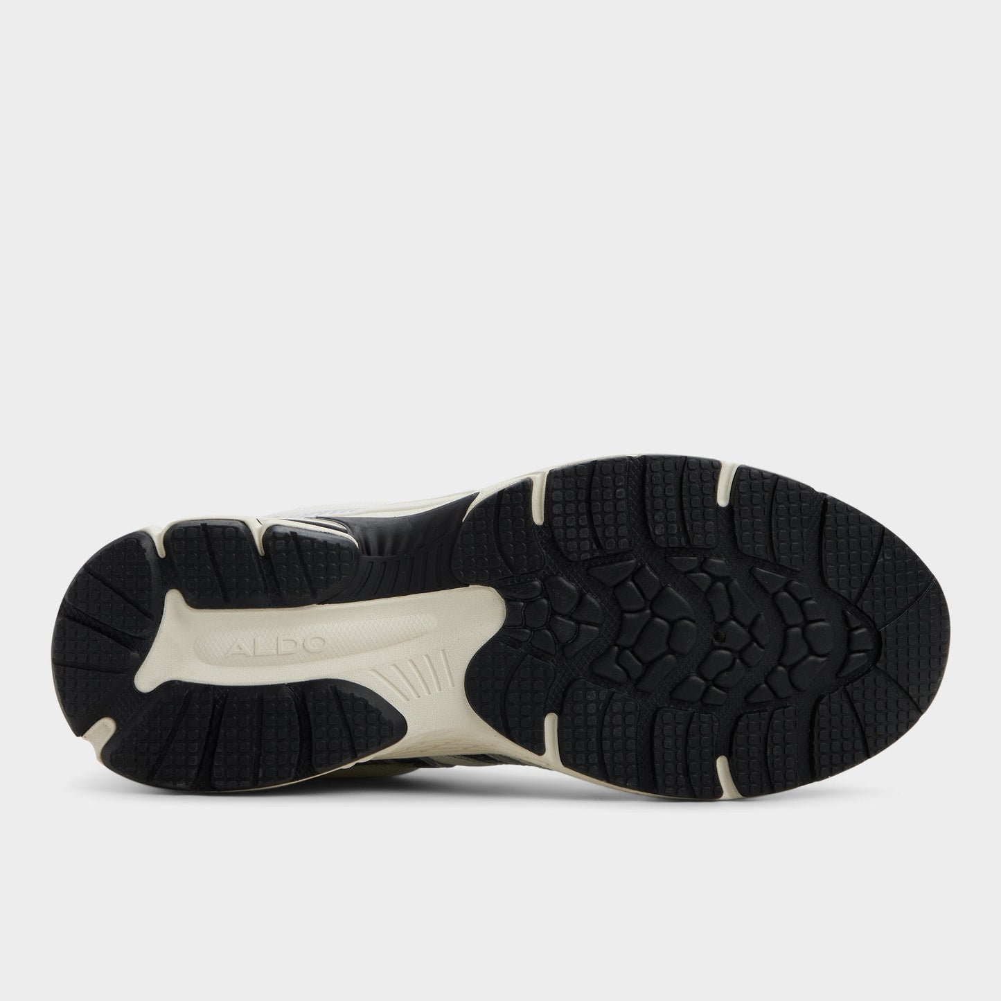 Blade in White - Low top sneaker, Jogger sole - White