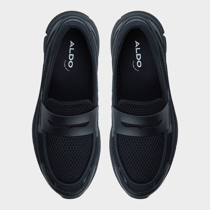 Loafersnkr in Black - Slip-on sneaker, Jogger sole - Black