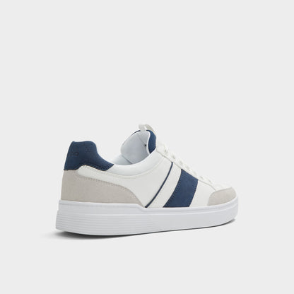 Elio White Overflow Men's Low top - Low top sneaker, Cup sole - White overflow