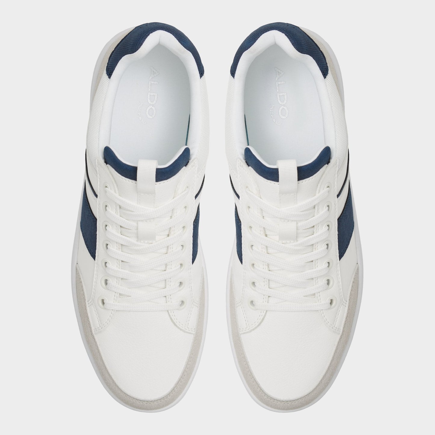 Elio White Overflow Men's Low top - Low top sneaker, Cup sole - White overflow