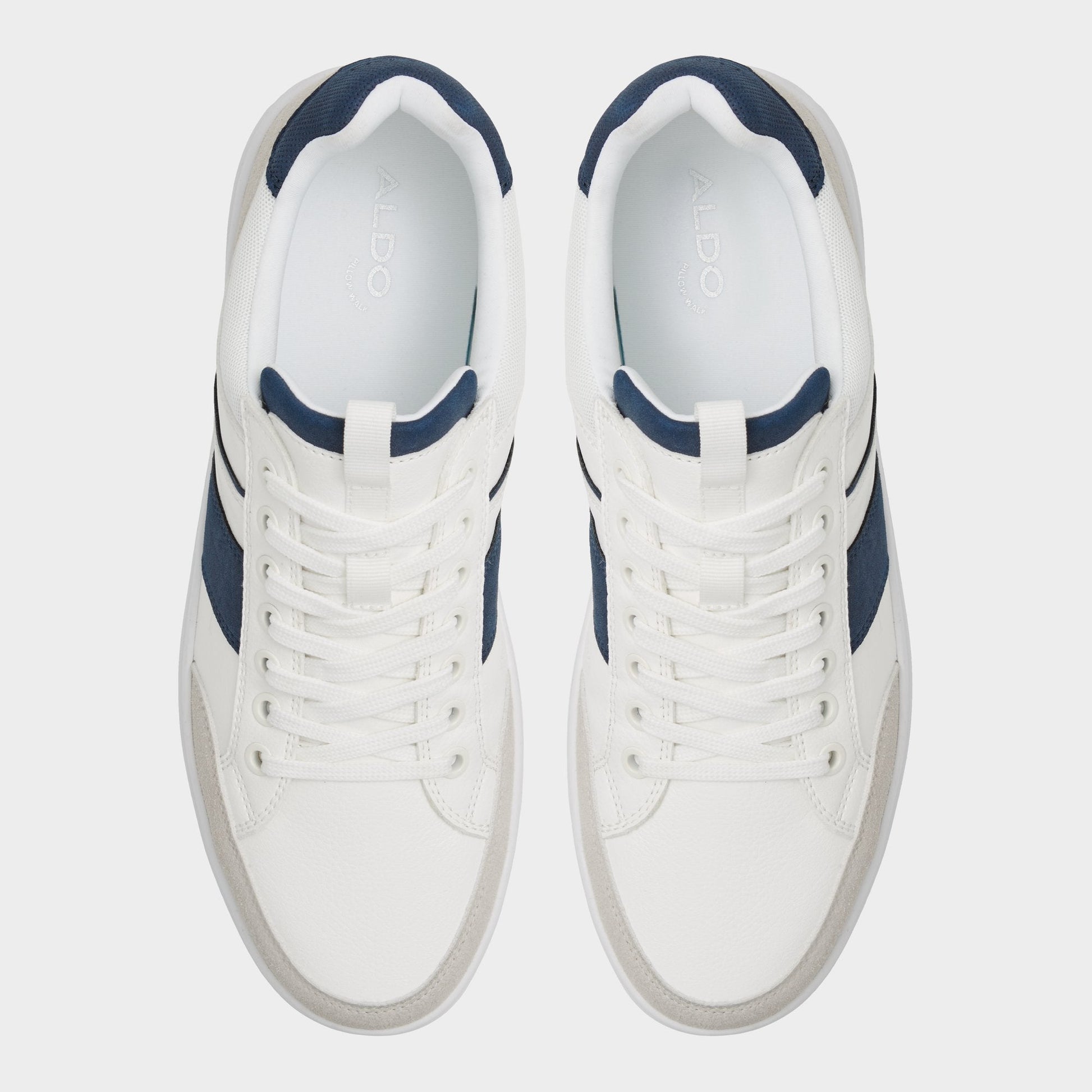 Elio White Overflow Men's Low top - Low top sneaker, Cup sole - White overflow