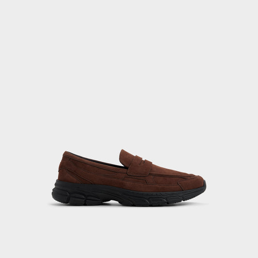 Loafersnkr in Rust - Slip-on sneaker, Jogger sole - Rust
