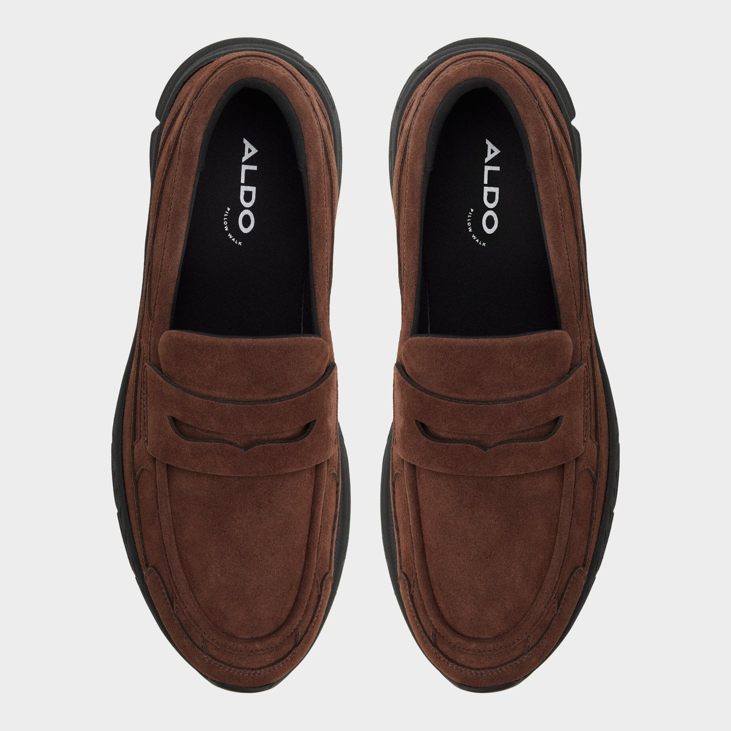 Loafersnkr in Rust - Slip-on sneaker, Jogger sole - Rust