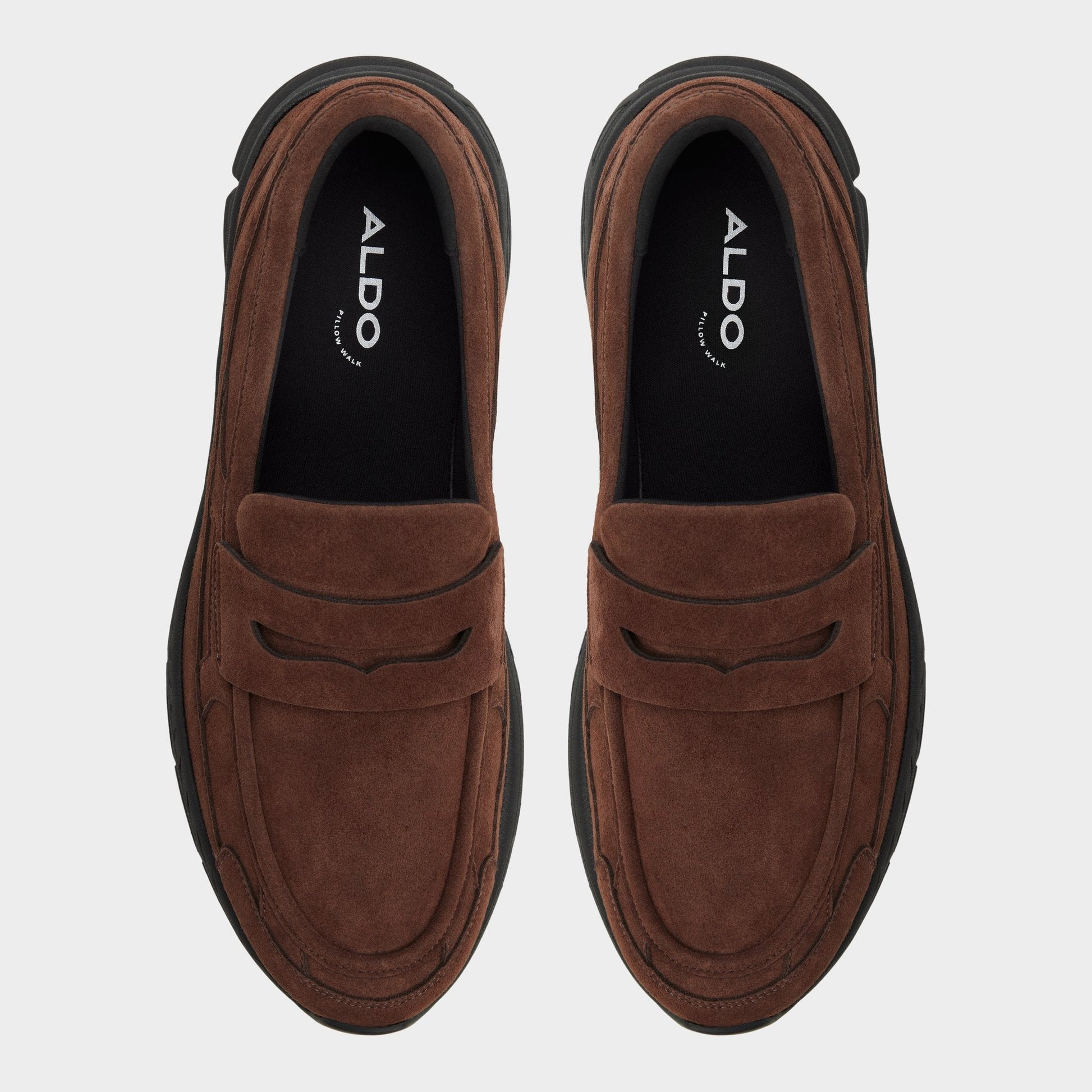 Loafersnkr in Rust - Slip-on sneaker, Jogger sole - Rust