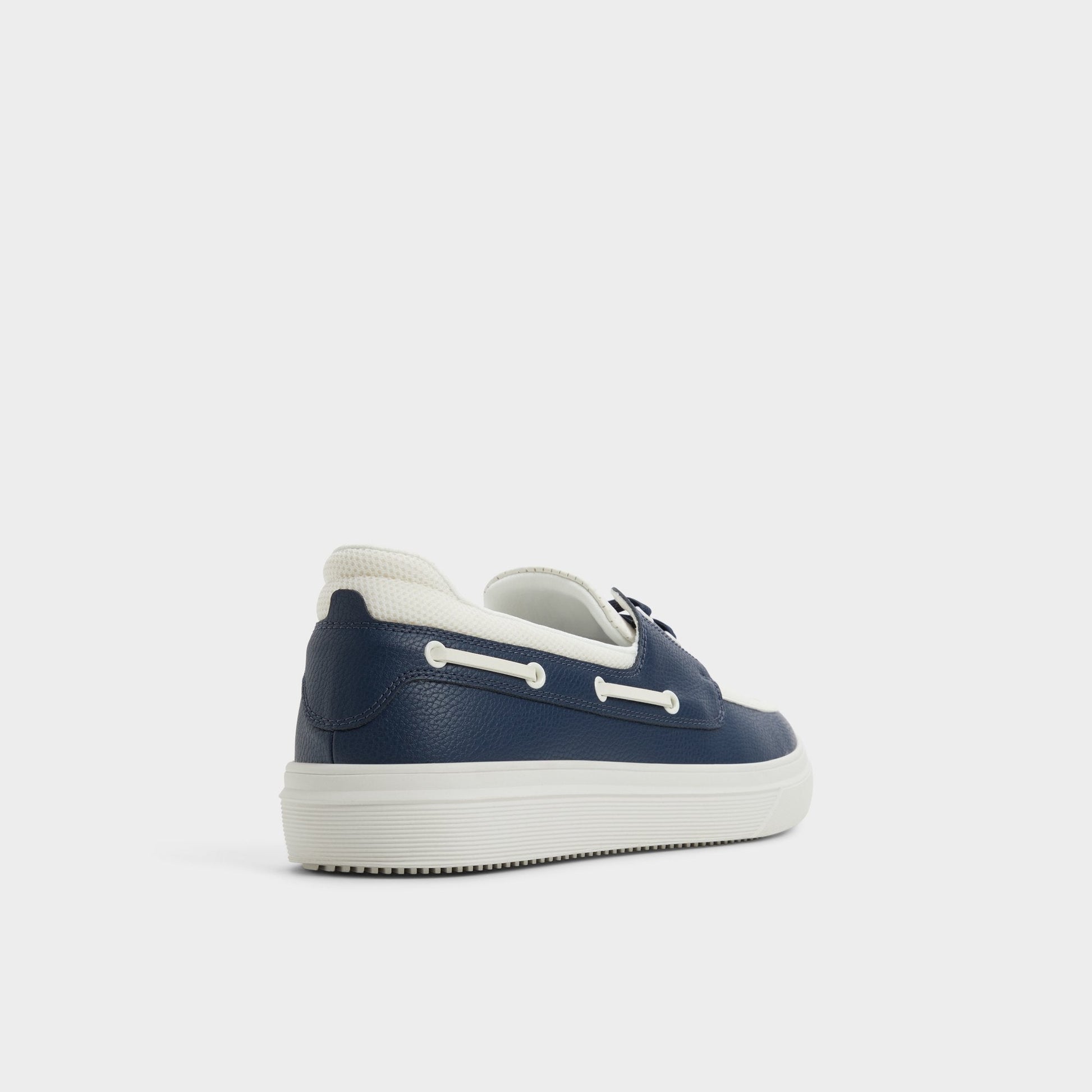 Wildwave White/Navy Men's Casual Shoes - Boat shoe - White/Navy