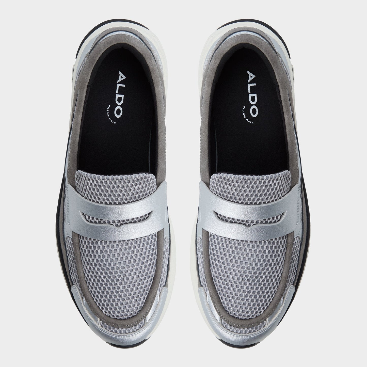 Loafersnkr in Light Grey 14161944 - Slip-on sneaker, Jogger sole - Light grey