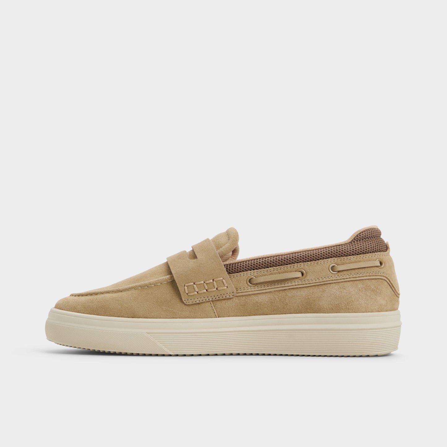 Seafarer Taupe Men's Casual Shoes - Boat shoe - Taupe