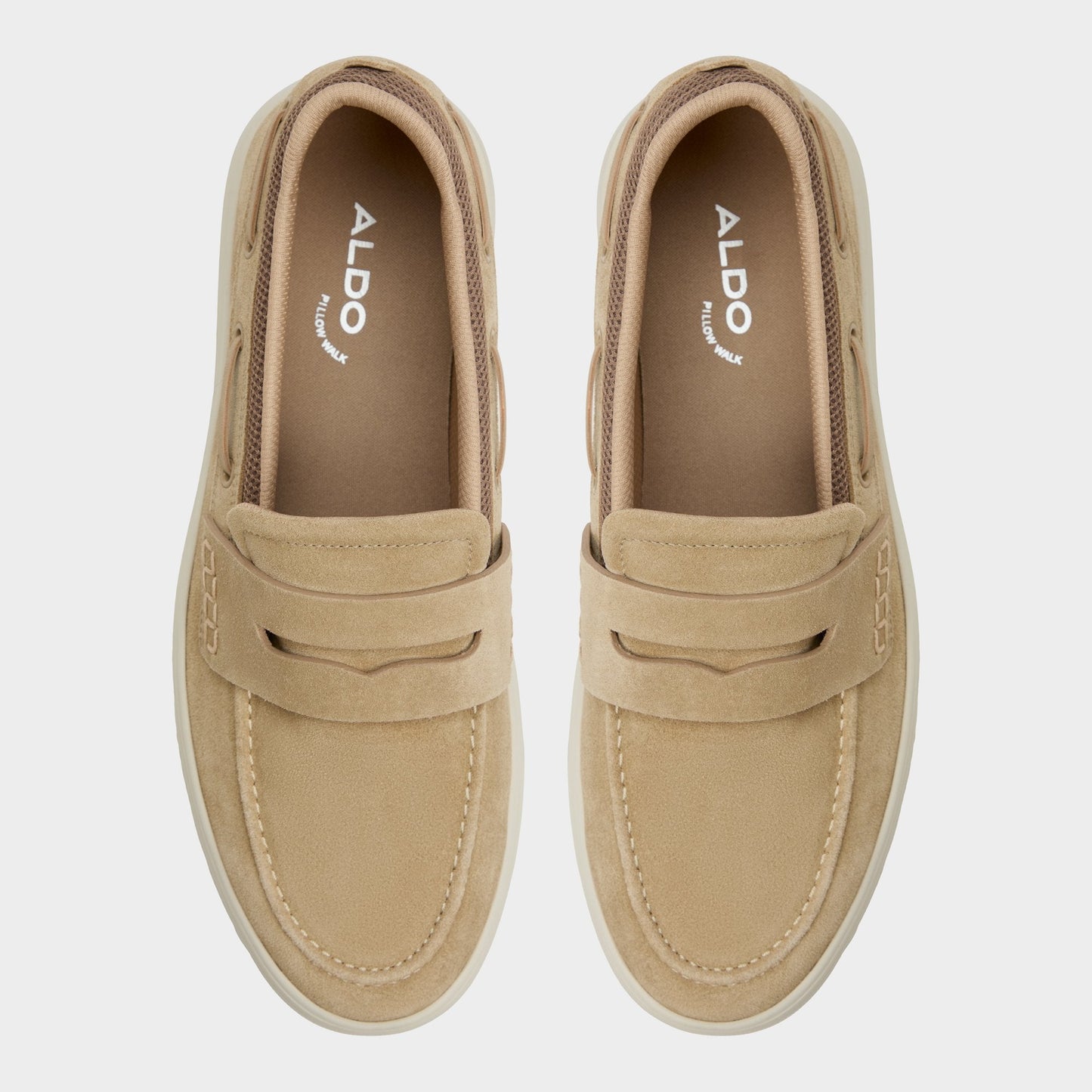 Seafarer Taupe Men's Casual Shoes - Boat shoe - Taupe