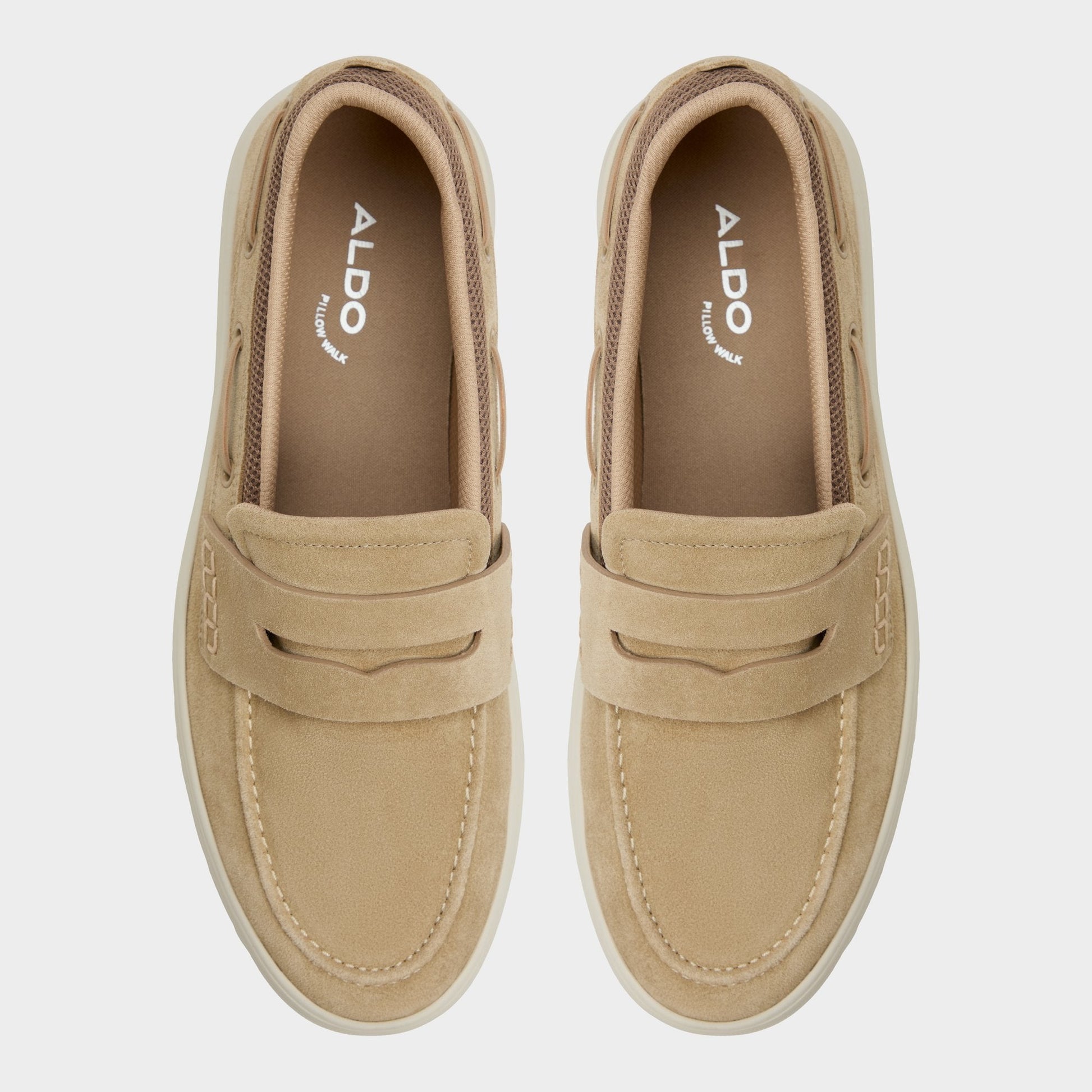 Seafarer Taupe Men's Casual Shoes - Boat shoe - Taupe