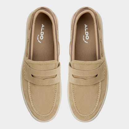 Seafarer Taupe Men's Casual Shoes - Boat shoe - Taupe