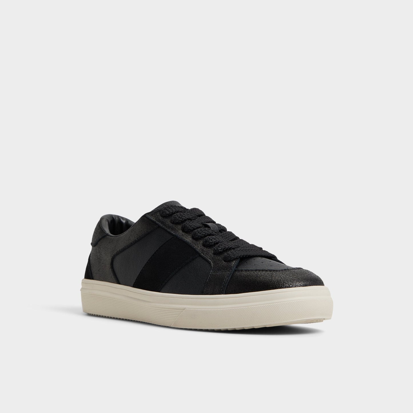 Braxton Black Men's Low top - Low top sneaker, Cup sole - Black
