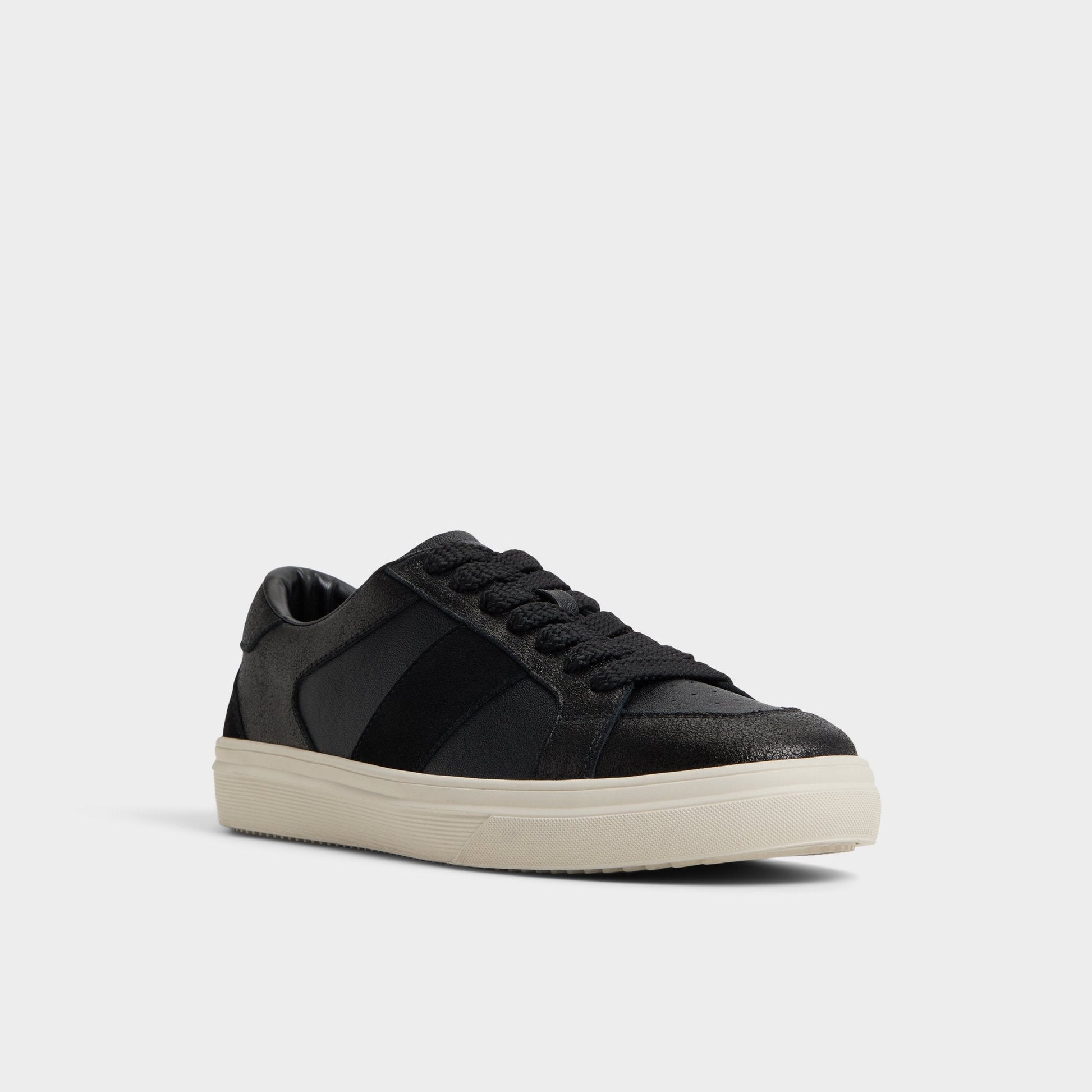 Braxton Black Men's Low top - Low top sneaker, Cup sole - Black