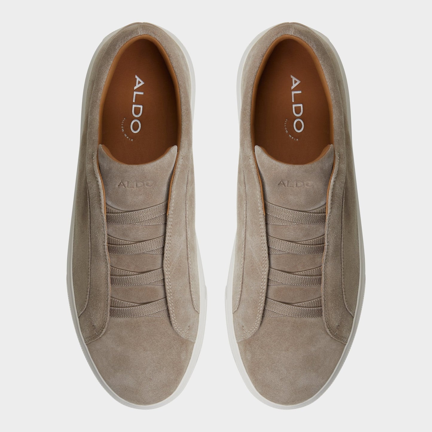 Abbott Beige Men's Slip-ons - Slip-on sneaker - Beige