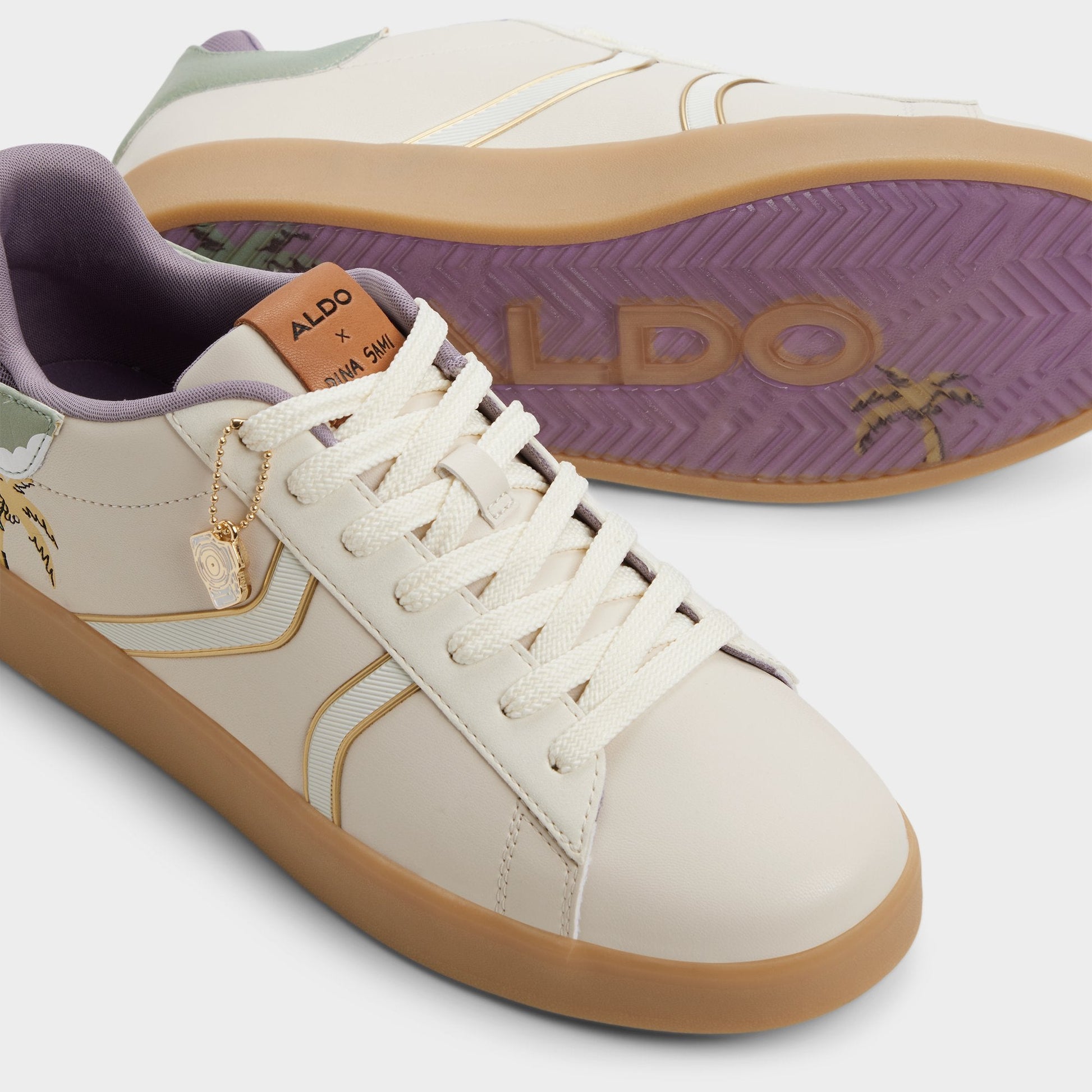 Dina in Sami White Combo14038844 - Men's low top sneaker - White combo