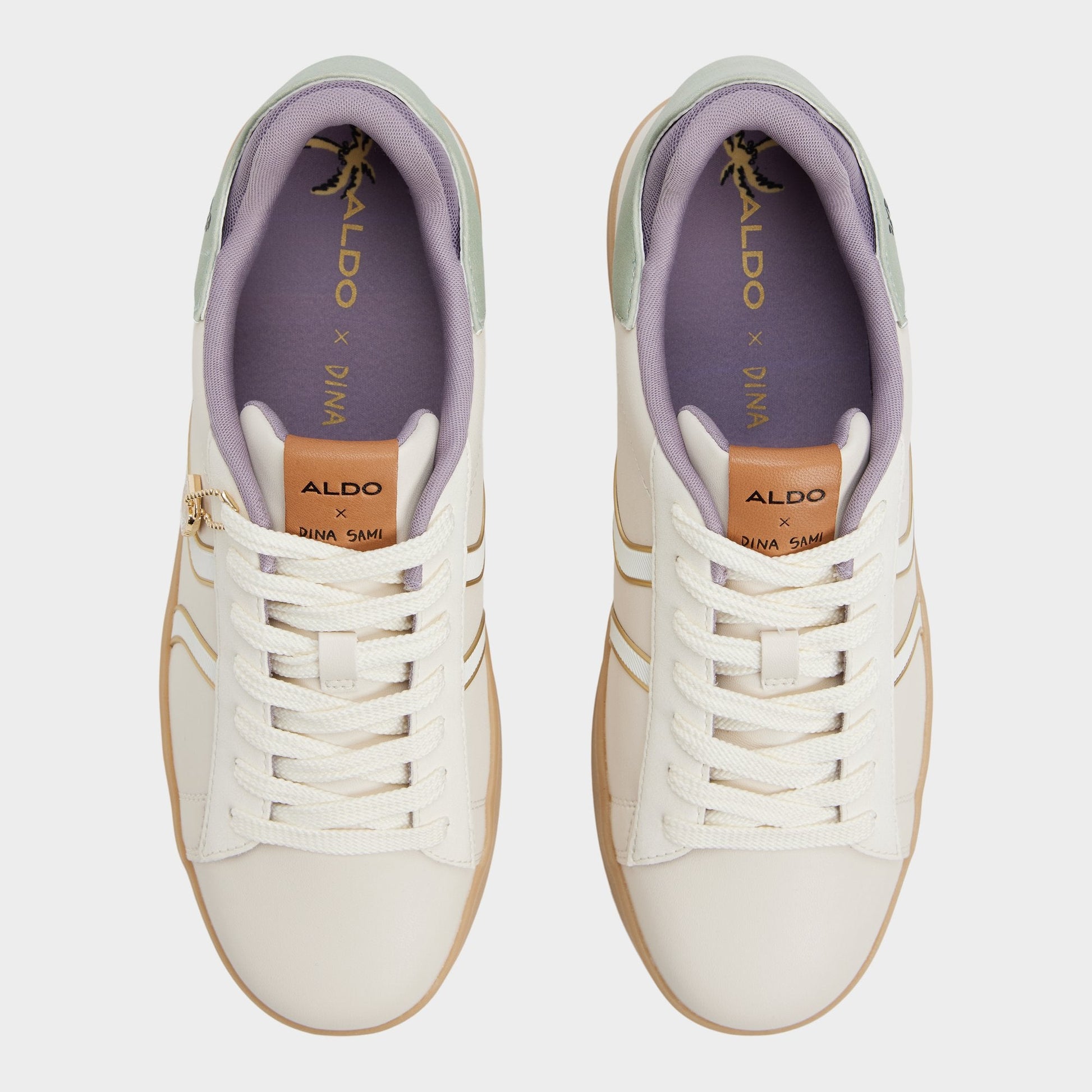 Dina in Sami White Combo14038844 - Men's low top sneaker - White combo