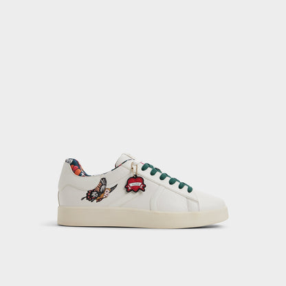 Whatisadam in White Combo - Men's low top sneaker - White combo