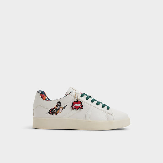 Whatisadam in White Combo - Men's low top sneaker - White combo