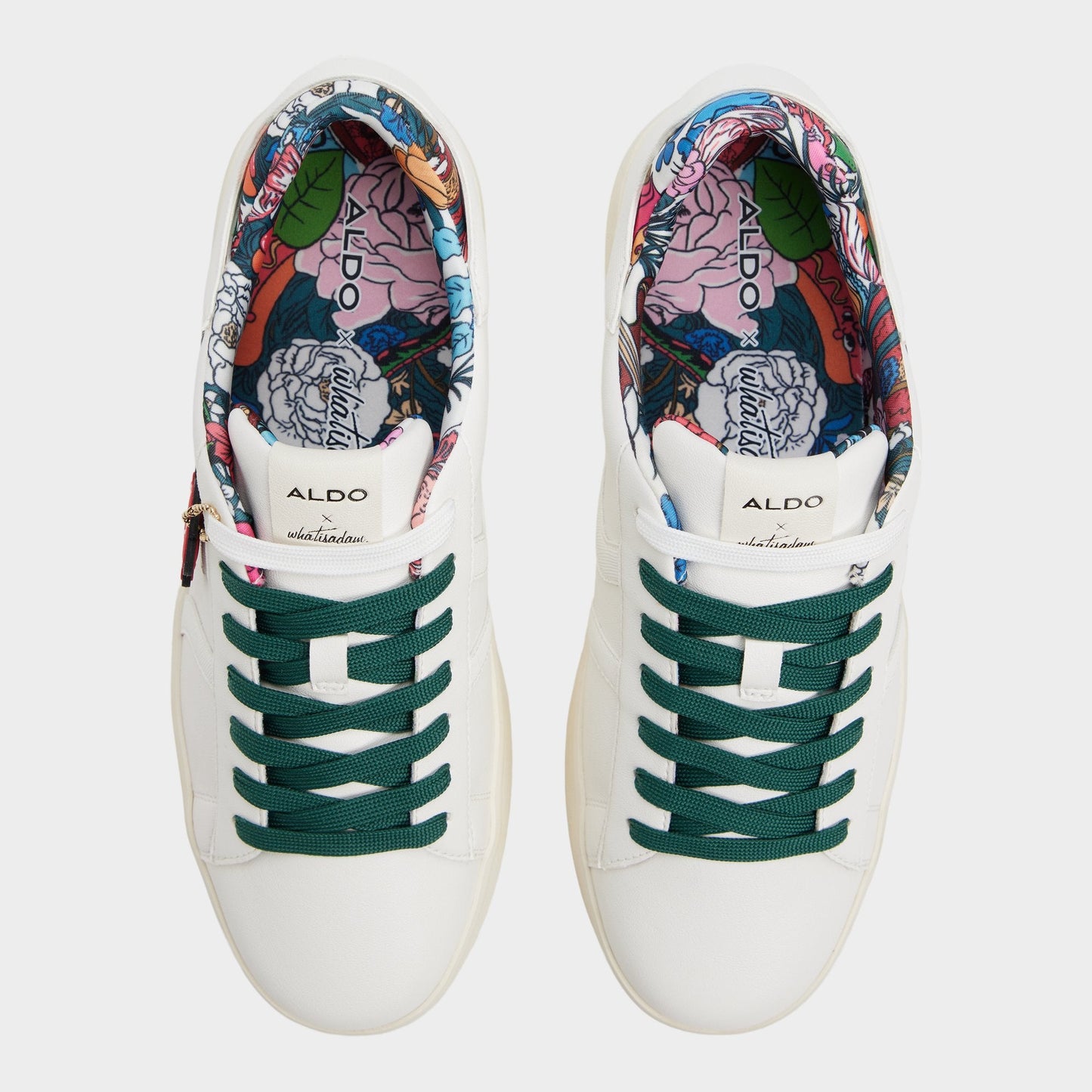 Whatisadam in White Combo - Men's low top sneaker - White combo