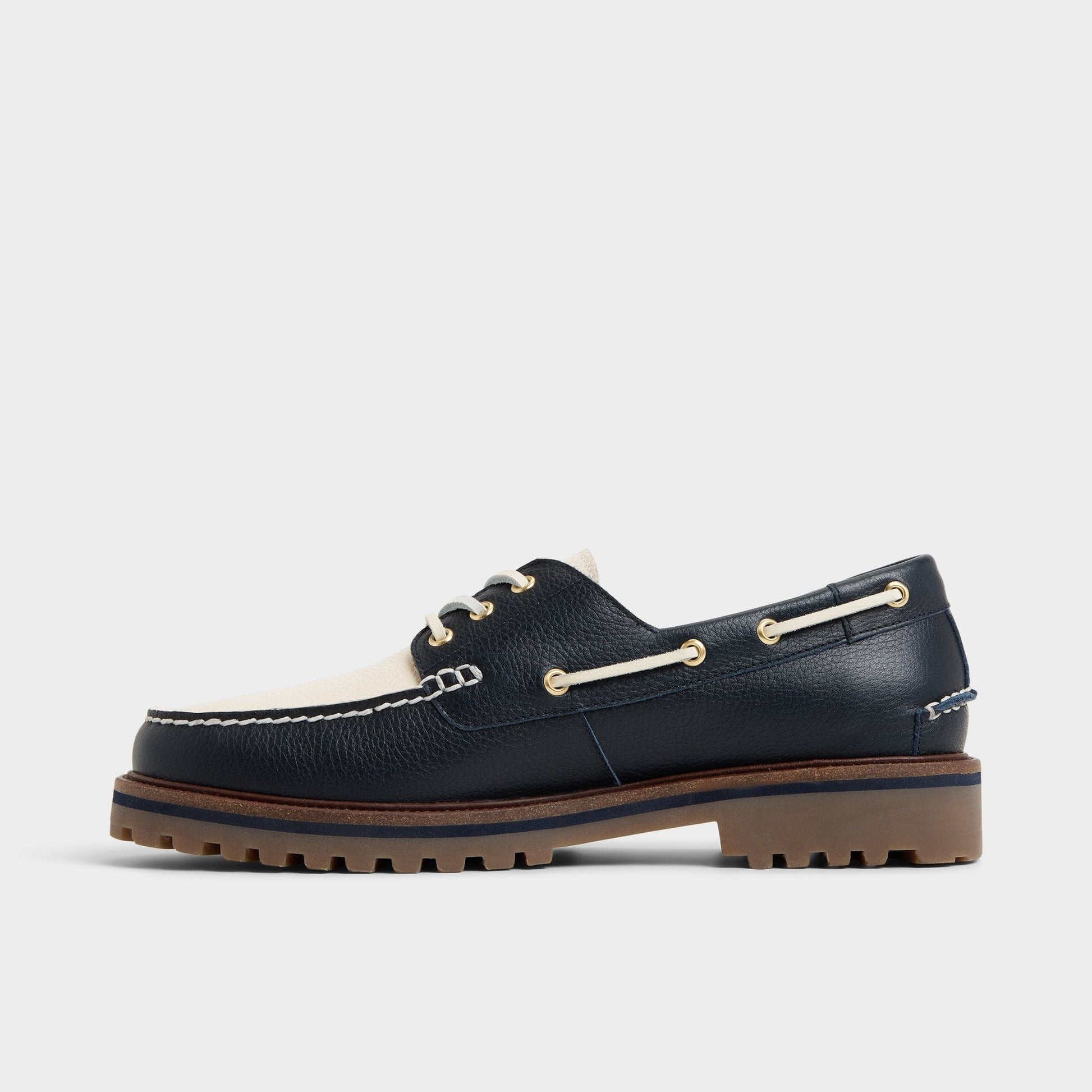 Cedric in Navy - Boat shoe - Navy