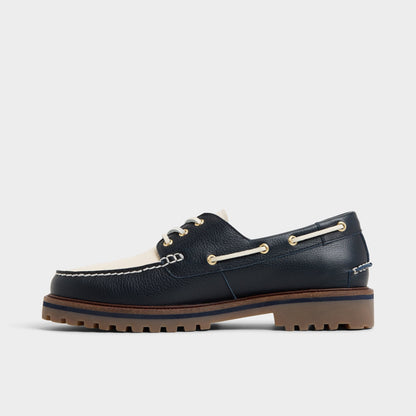 Cedric in Navy - Boat shoe - Navy