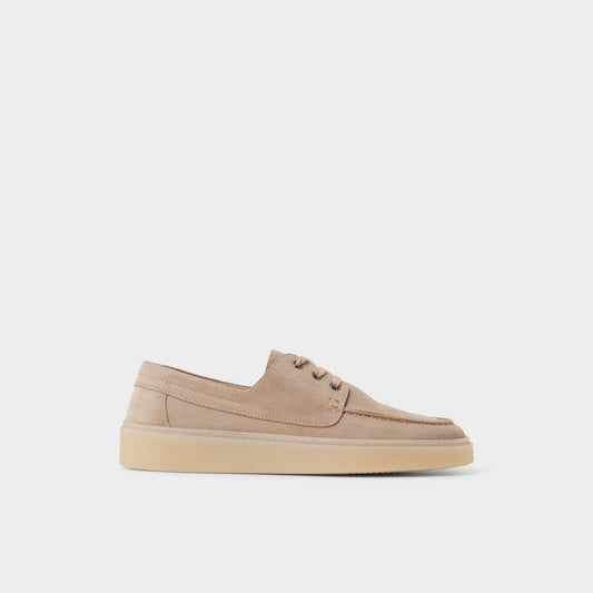 Stazo Taupe Men's Casual Shoes - Boat shoe - Taupe