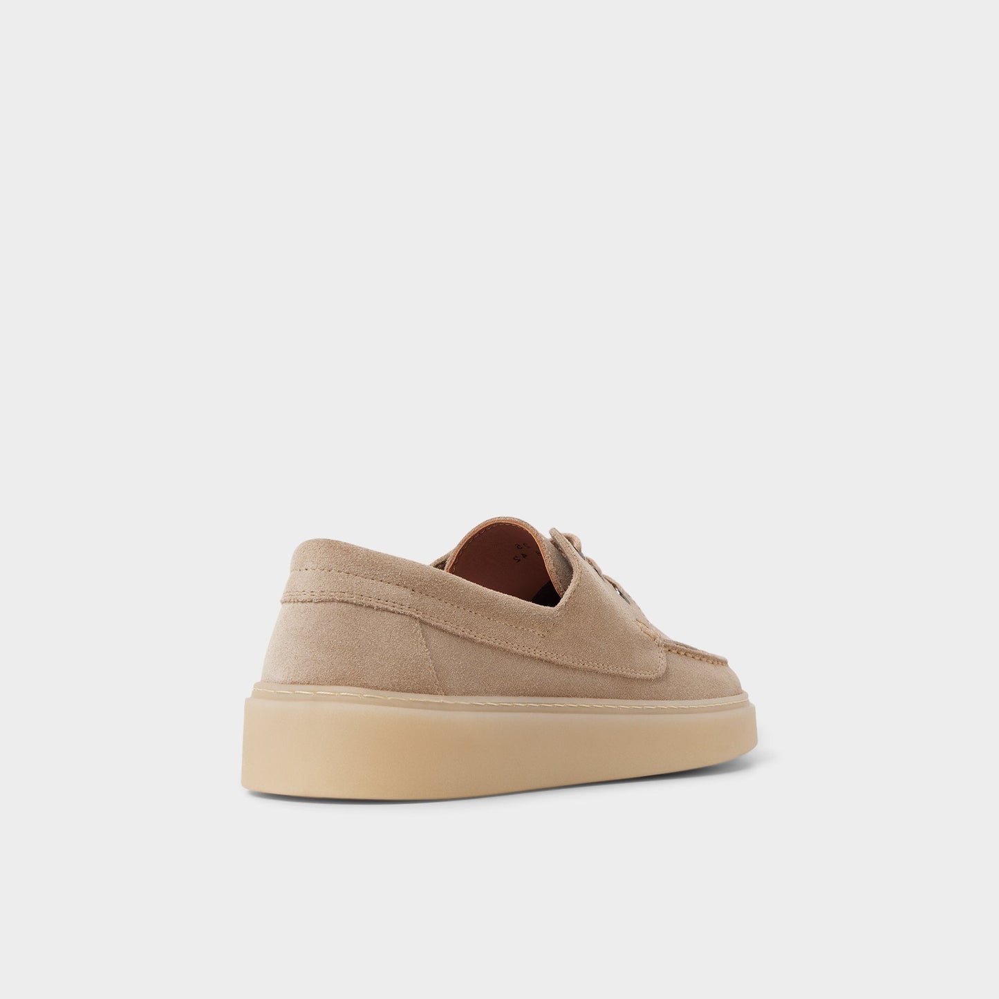 Stazo Taupe Men's Casual Shoes - Boat shoe - Taupe